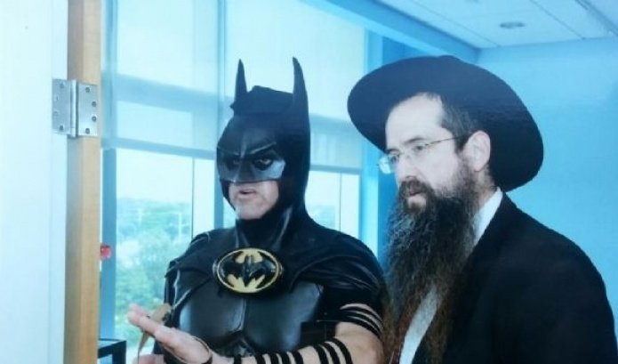 It's Batman! Photo credit: shalomlife.com